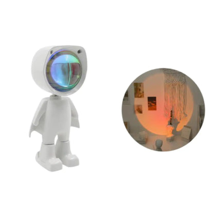 Colorful LED Astronaut Night Lamp for Bedrooms and Home Decor - Sunset / USB - Projector Light