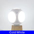 Compact Foldable Ball Light with Football Shape and LED Glow - 12V Hanging Light