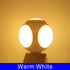 Compact Foldable Ball Light with Football Shape and LED Glow - 12V Hanging Light