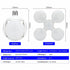 Compact Foldable Ball Light with Football Shape and LED Glow - 12V Hanging Light