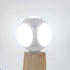 Compact Foldable Ball Light with Football Shape and LED Glow - Cold white / 6500K - 12V Hanging Light