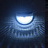 Compact Solar Light for Wall with Elegant Water Drop Lighting for Outdoor - 12V Hanging Light