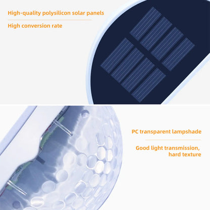 Compact Solar Light for Wall with Elegant Water Drop Lighting for Outdoor - 12V Hanging Light