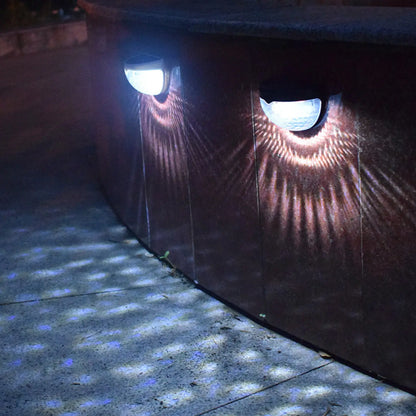 Compact Solar Light for Wall with Elegant Water Drop Lighting for Outdoor - 12V Hanging Light