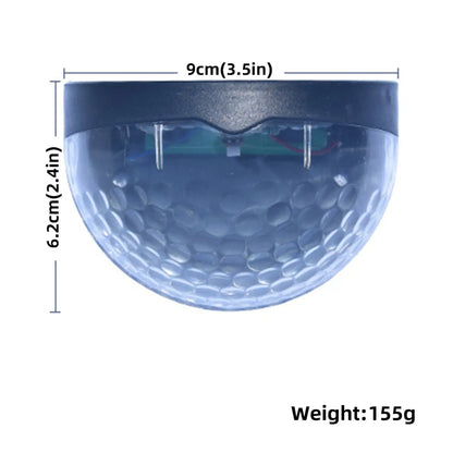 Compact Solar Light for Wall with Elegant Water Drop Lighting for Outdoor - 12V Hanging Light