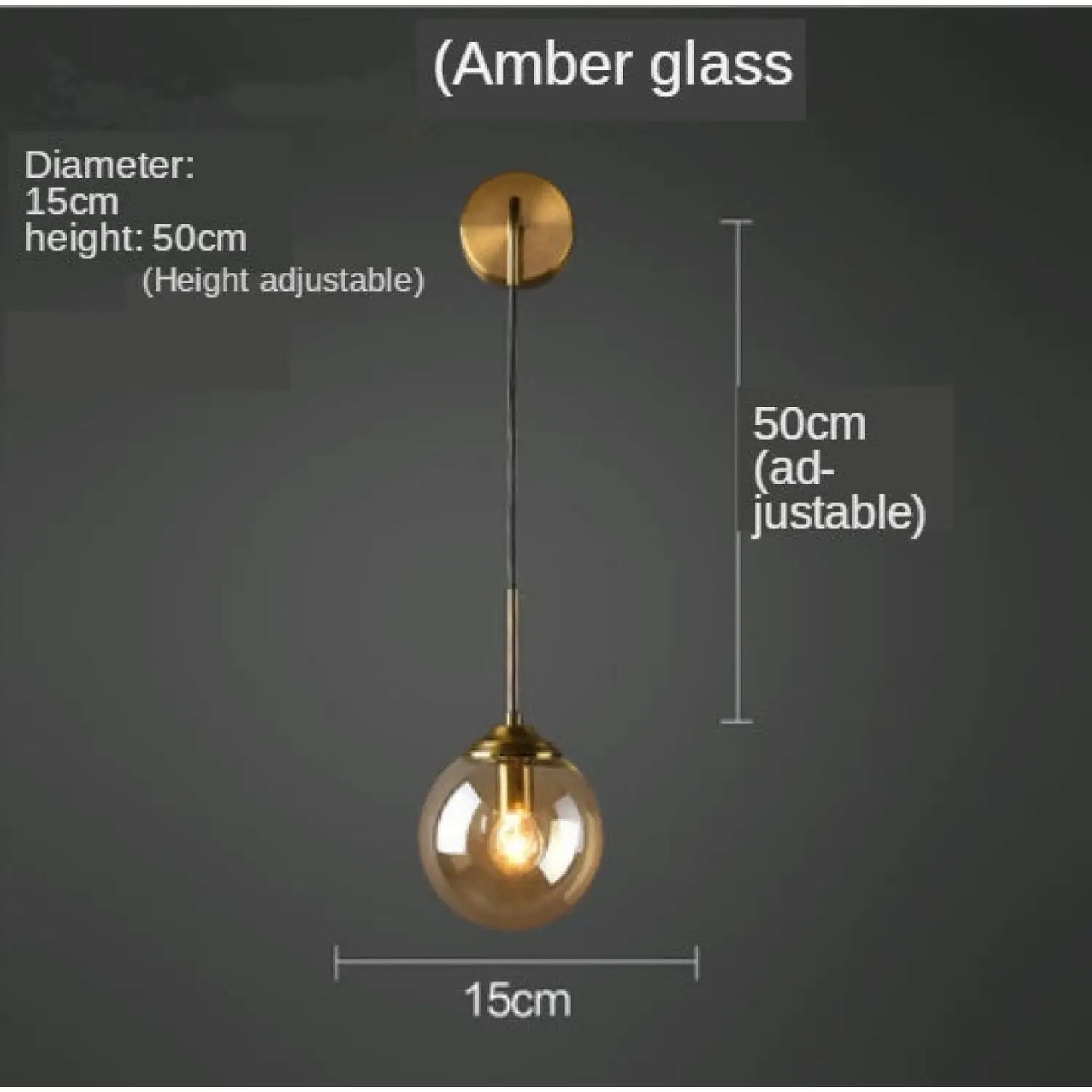 Contemporary Modern Hanging Light Perfect for Bedroom Spaces - 12V Hanging Light