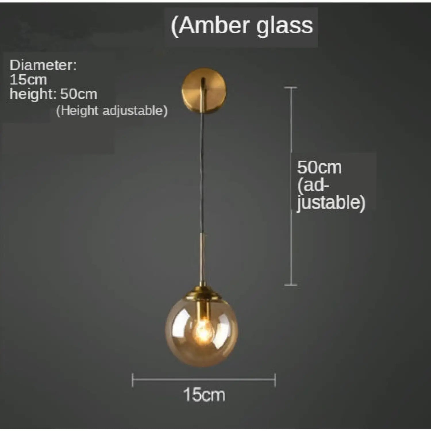 Contemporary Modern Hanging Light Perfect for Bedroom Spaces - 12V Hanging Light