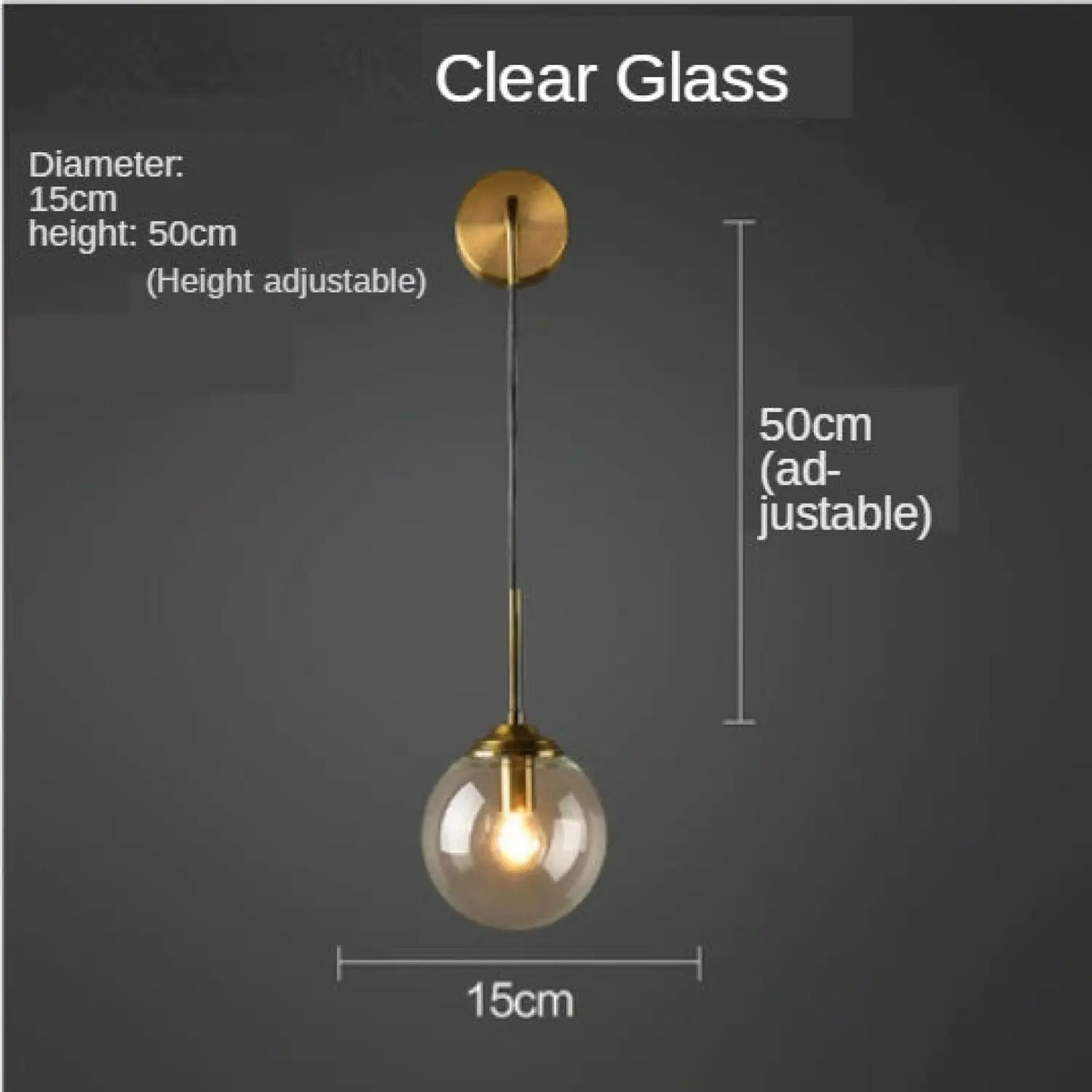 Contemporary Modern Hanging Light Perfect for Bedroom Spaces - 12V Hanging Light