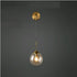 Contemporary Modern Hanging Light Perfect for Bedroom Spaces - 1W clear glass - 12V Hanging Light