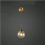 Contemporary Modern Hanging Light Perfect for Bedroom Spaces - 1W clear glass - 12V Hanging Light
