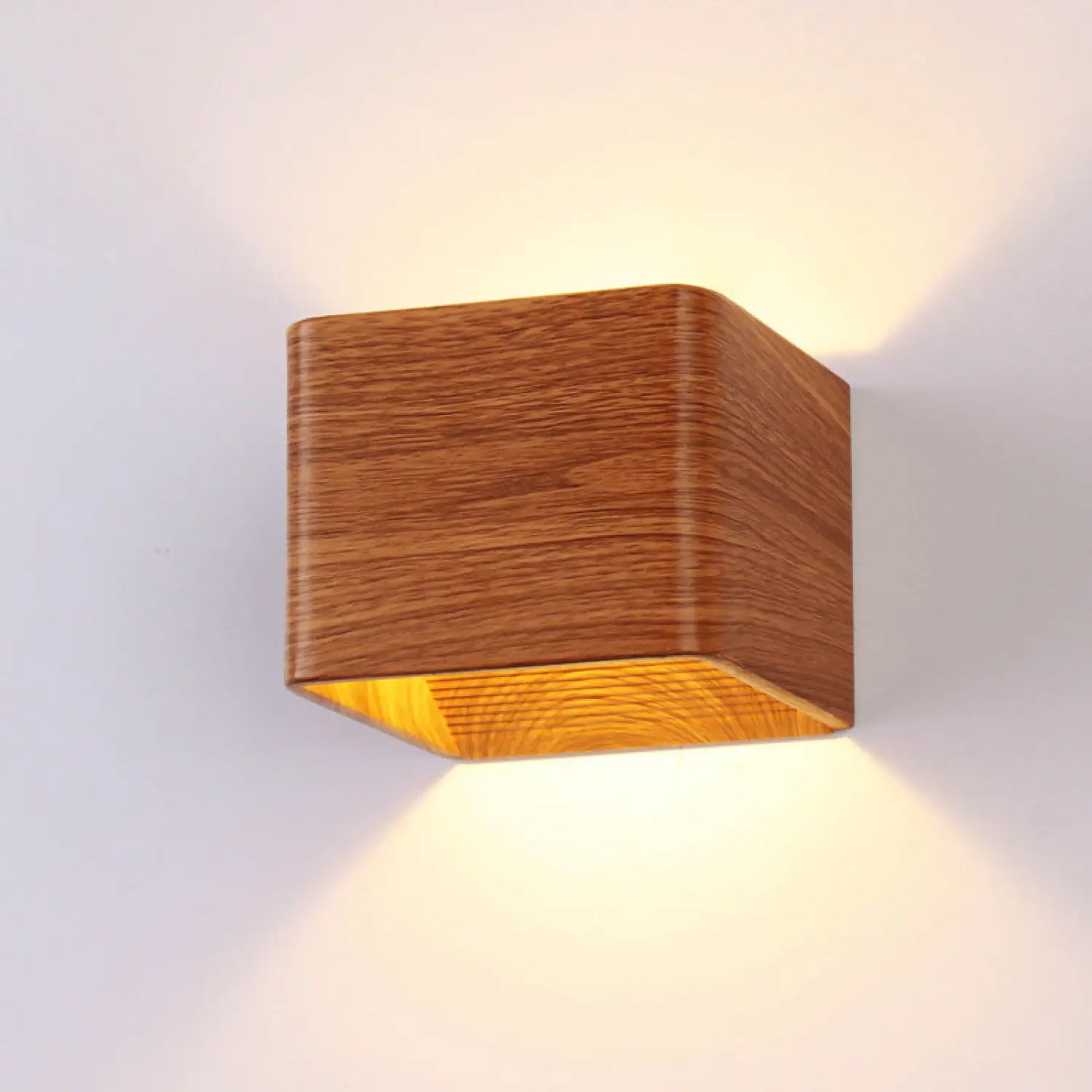 Contemporary Square Indoor LED Lamp for Living Spaces - 12V Hanging Light