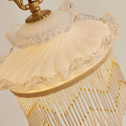 Copper and Glass Chandelier Light Bulbs LED Pendant - Indoor Hanging Light