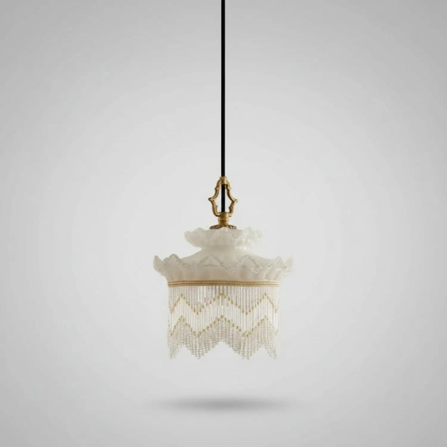 Copper and Glass Chandelier Light Bulbs LED Pendant - Tassel Small Droplight / Monochrome LED light source - Indoor