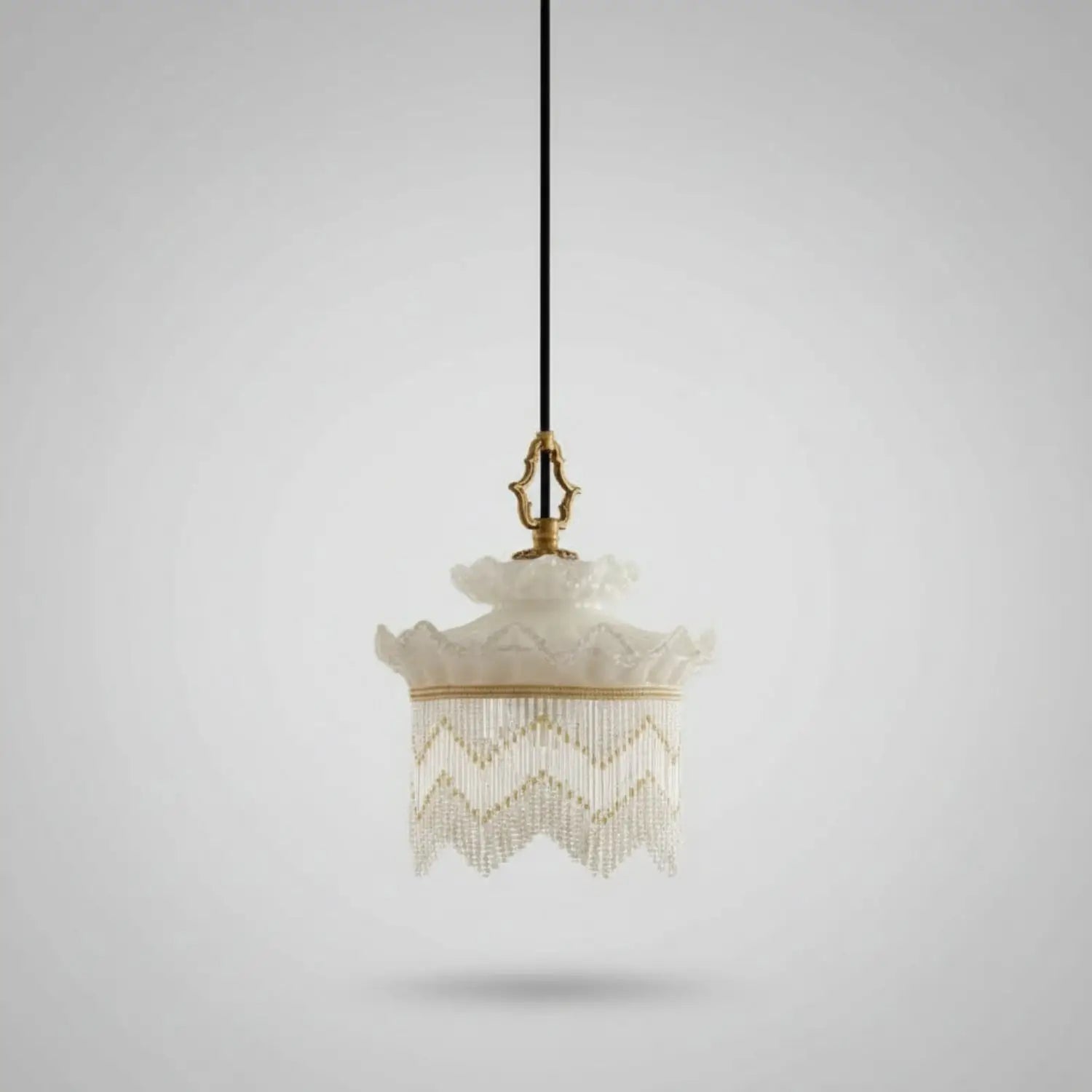 Copper and Glass Chandelier Light Bulbs LED Pendant - Tassel Small Droplight / Monochrome LED light source - Indoor