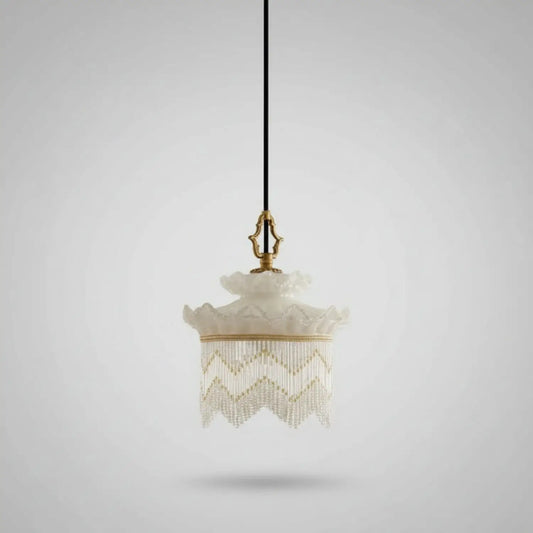 Copper and Glass Chandelier Light Bulbs LED Pendant - Tassel Small Droplight / Monochrome LED light source - Indoor