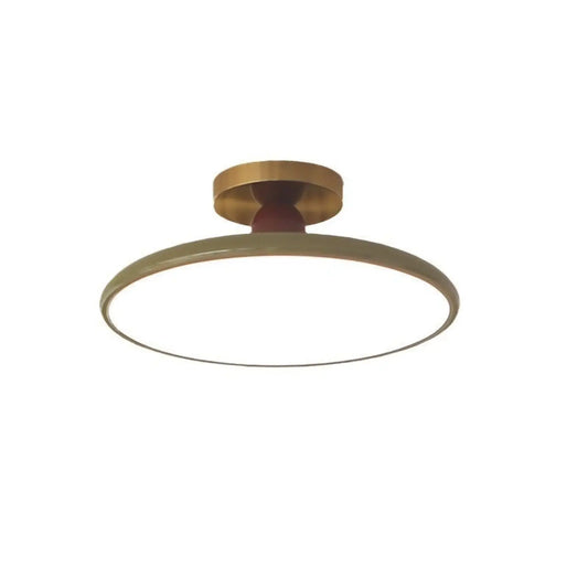 Cream Ceiling Light for Bedroom with Full Spectrum Lighting - 12V Hanging Light