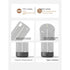 Creative Atmosphere Tent Light with LED Rechargeable Durable Feature - Light Fixture