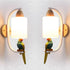 Creative Bird Lamp with Solid Wood Design for Aisle & Living Room - Bird Wall Lamp / 2 PC - Wall Mount Fixture