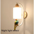 Creative Bird Lamp with Solid Wood Design for Aisle & Living Room - Wall Mount Fixture