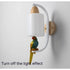 Creative Bird Lamp with Solid Wood Design for Aisle & Living Room - Wall Mount Fixture