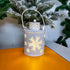 Christmas Candle Lights LED Small Lanterns Wind Lights Electronic Candles Nordic Style Creative Holiday Decoration