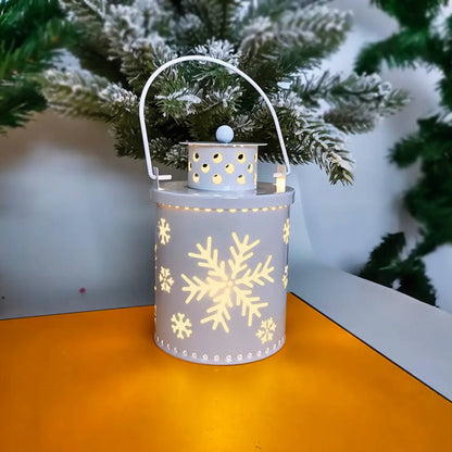 Christmas Candle Lights LED Small Lanterns Wind Lights Electronic Candles Nordic Style Creative Holiday Decoration