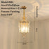 American Small Chandelier Balcony Aisle Corridor Single Head Crystal 1chandelier 1lamp holder / 7W three colors 12V