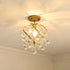 Crystal Chandelier Modern Design with Iron and Elegant Crystal Finish 4ceiling 1lamp holder / 7W three colors 12V