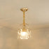 Crystal Chandelier Modern Design with Iron and Elegant Crystal Finish 3lamp holders for small chand / 7W three colors