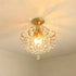 Crystal Chandelier Modern Design with Iron and Elegant Crystal Finish 2ceiling 3lamp holders / 7W three colors 12V