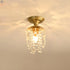 Crystal Chandelier Modern Design with Iron and Elegant Crystal Finish 1ceiling 1lamp holder / 7W three colors 12V