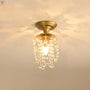 Crystal Chandelier Modern Design with Iron and Elegant Crystal Finish 1ceiling 1lamp holder / 7W three colors 12V