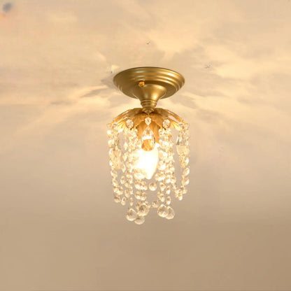 Crystal Chandelier Modern Design with Iron and Elegant Crystal Finish 1ceiling 1lamp holder / 7W three colors 12V