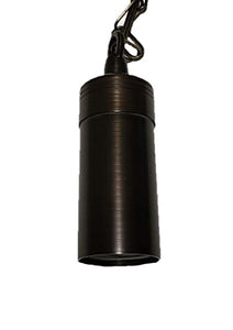 Ironsmith Lighting Products Oil-Rubbed Bronze Hanging Light Fixture - Solid Brass Pendant Lights, LED and Halogen Compatible - Moon Lighting Style Pendant Light Shade