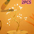 Decorative Bedroom Tree Lights with LED Copper Wire Design - Light Fixture