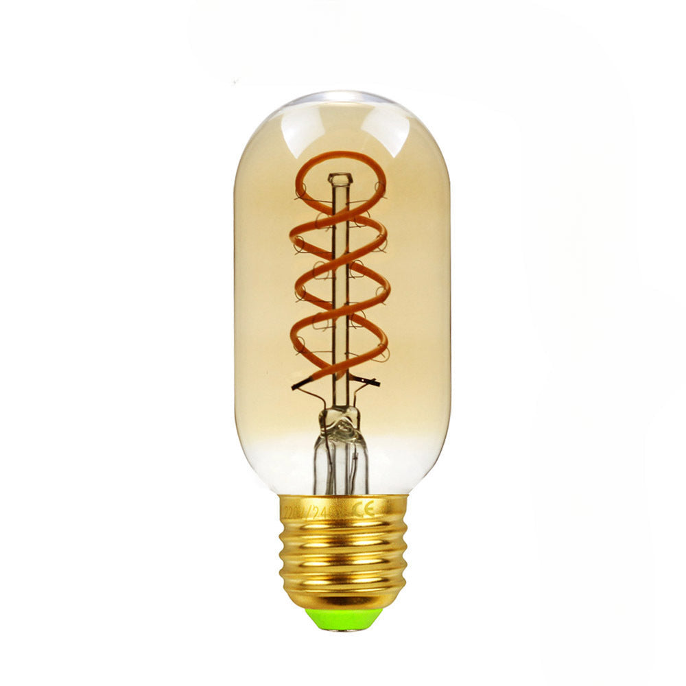 Decorative G125 Edison Bulb for Home Lighting with Dimmable LED Bulbs - T45 golden double helix / 110V - 12V Hanging