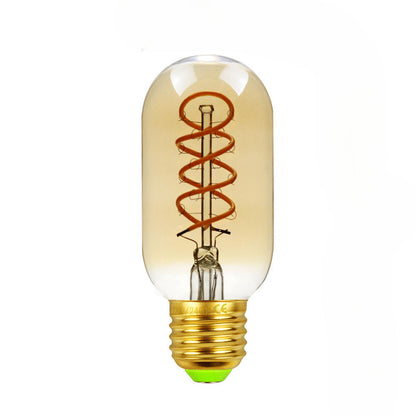 Decorative G125 Edison Bulb for Home Lighting with Dimmable LED Bulbs - T45 golden double helix / 110V - 12V Hanging