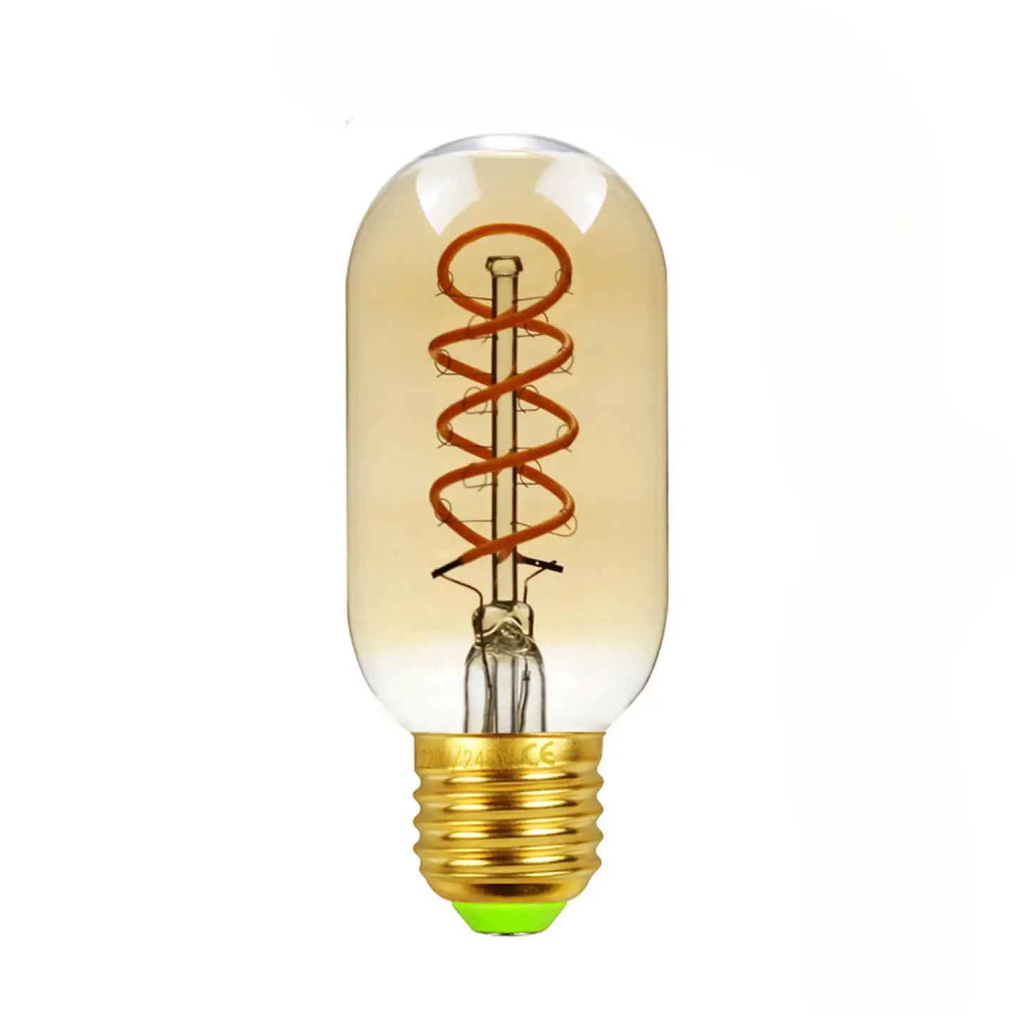 Decorative G125 Edison Bulb for Home Lighting with Dimmable LED Bulbs - T45 golden double helix / 110V - 12V Hanging