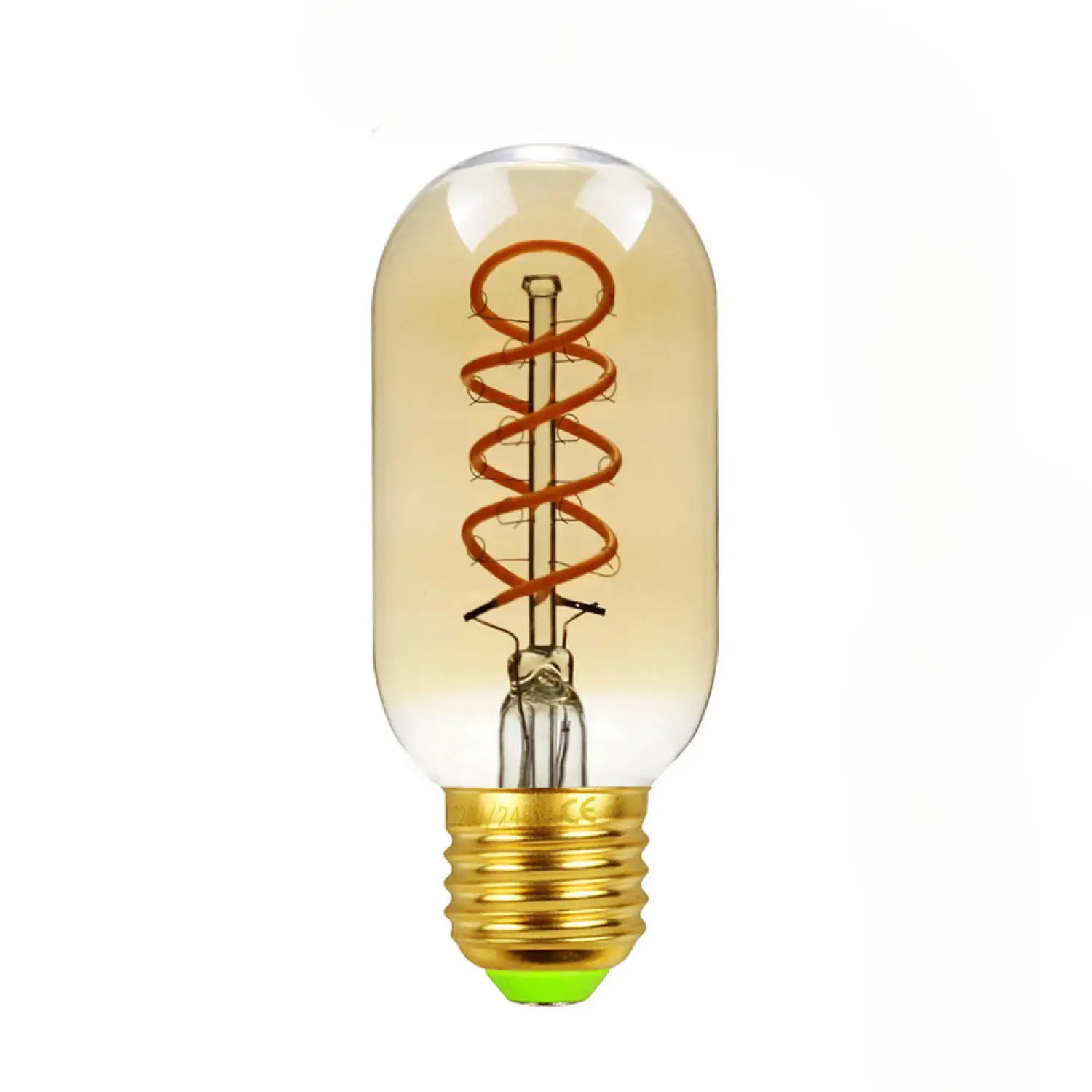 Decorative G125 Edison Bulb for Home Lighting with Dimmable LED Bulbs - T45 golden double helix / 110V - 12V Hanging
