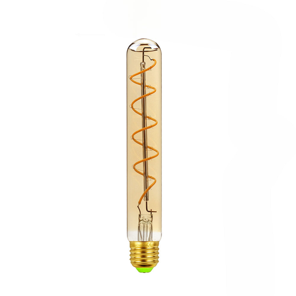 Decorative G125 Edison Bulb for Home Lighting with Dimmable LED Bulbs - T28X185 single helix golden / 110V - 12V