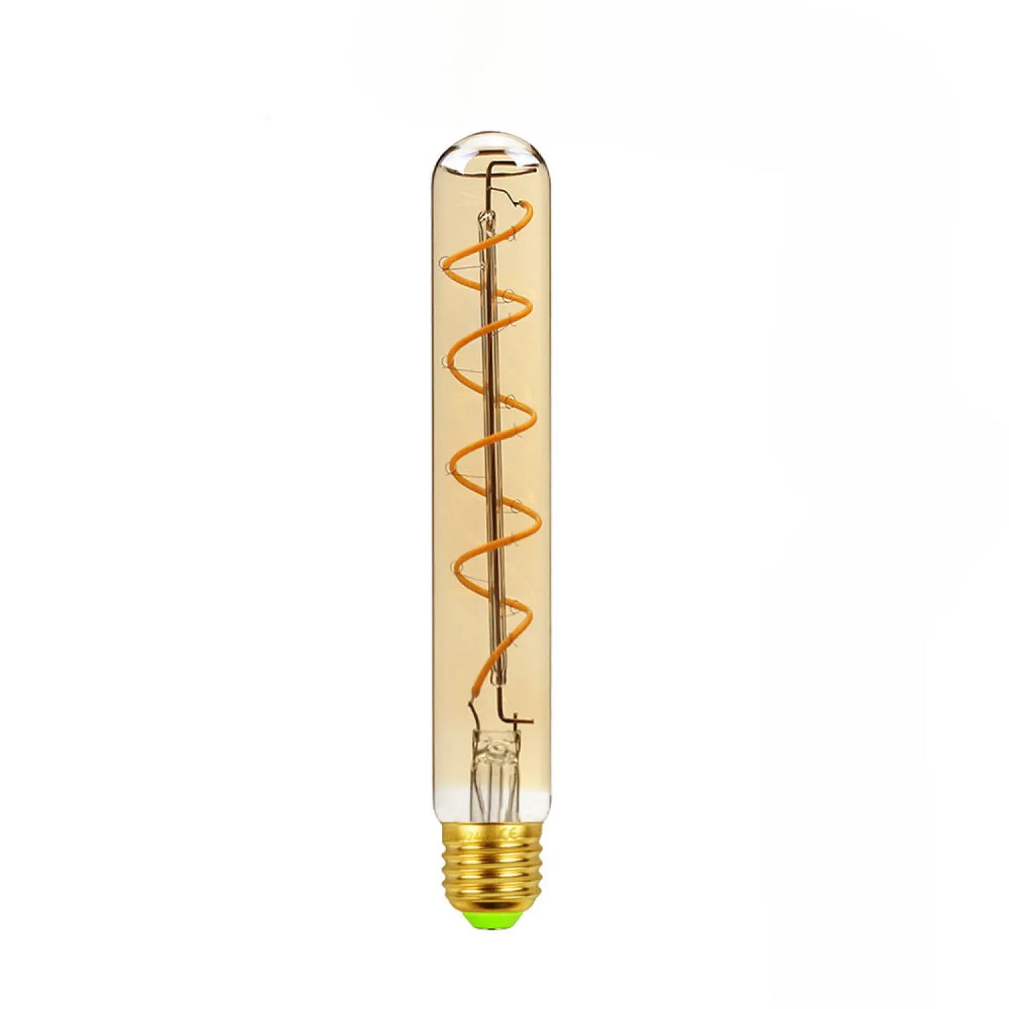 Decorative G125 Edison Bulb for Home Lighting with Dimmable LED Bulbs - T28X185 single helix golden / 110V - 12V