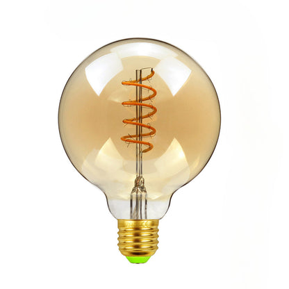 Decorative G125 Edison Bulb for Home Lighting with Dimmable LED Bulbs - G95 golden single helix / 110V - 12V Hanging