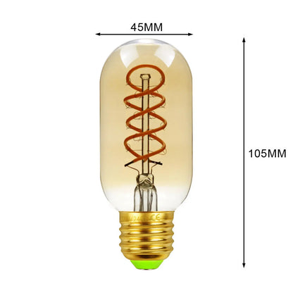 Led Bulbs Vintage Light Bulb G125 Stone Big Globe Bulb 4W Dimmable 220V 110V Led Filament Decorative Edison Bulb - T45