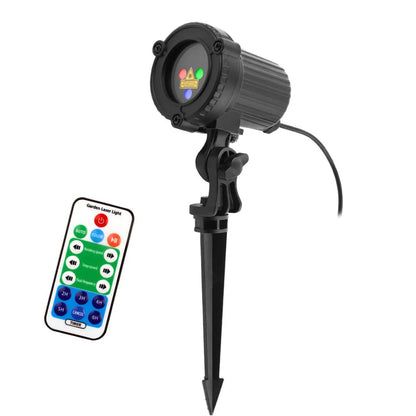 Decorative Garden Light with Spike Base for Lawn and Yard Accents - Black / US - Spot Light
