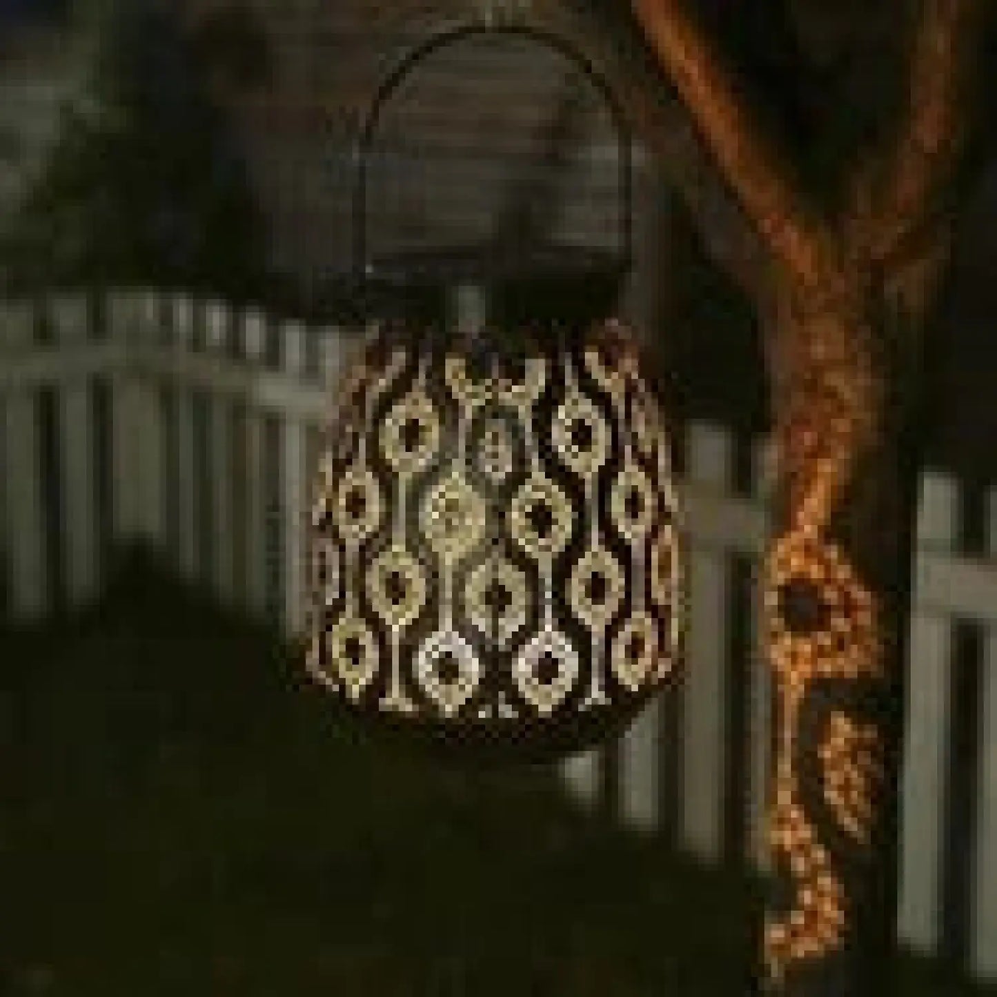 Decorative Garden Solar Light Hanging Lantern for Outdoor Spaces - Solar Light - Solar Light