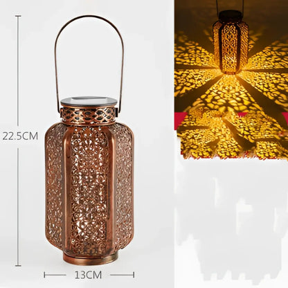 Decorative Outdoor Lamp for Patio with Projection Lighting - 12V Hanging Light