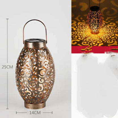 Decorative Outdoor Lamp for Patio with Projection Lighting - 12V Hanging Light