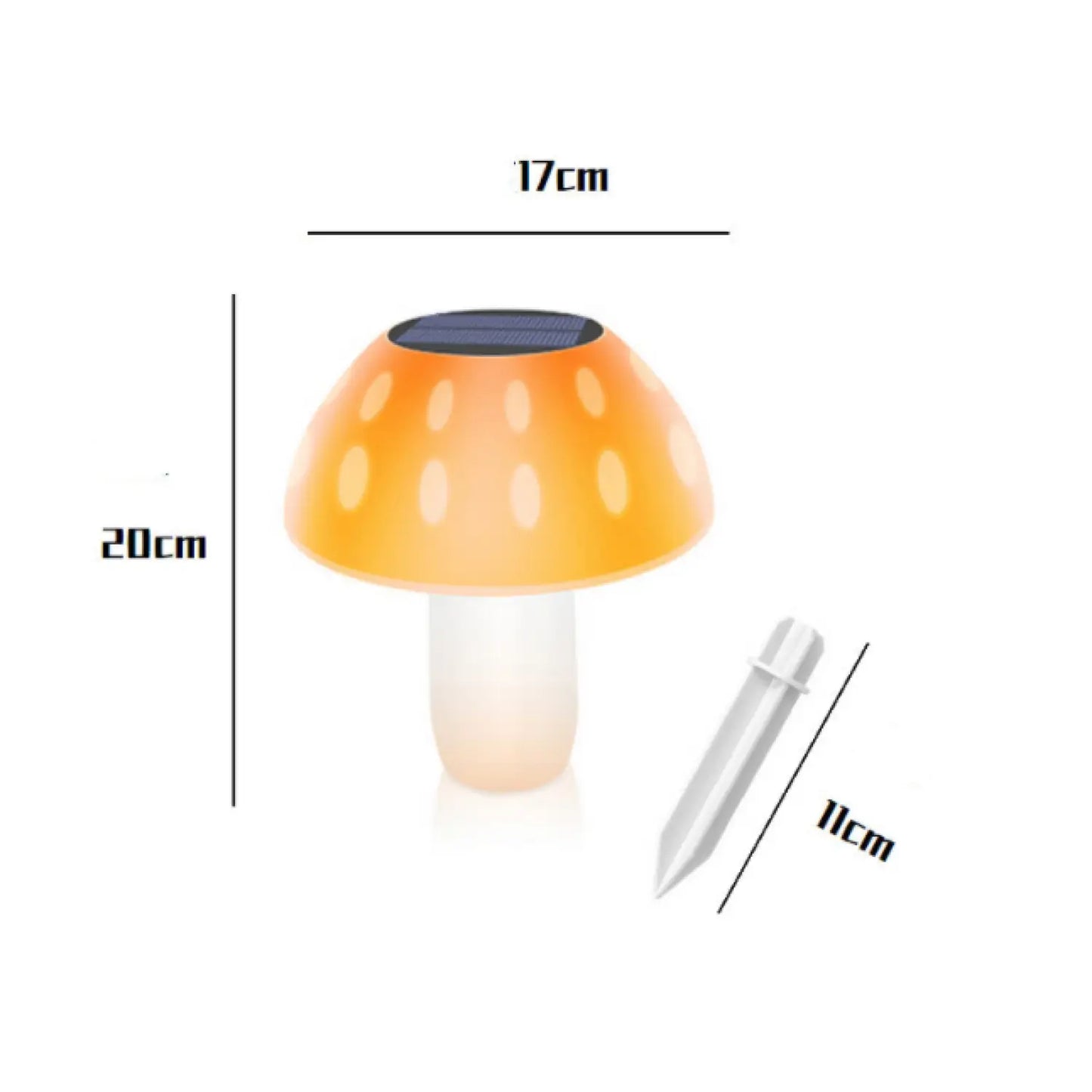 Decorative Solar Mushroom Light – Perfect for Lawn and Garden - Solar Light