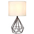 Diamond Design Table Lamp for Entryway with Elegant Modern Style - Black / US Plug - Table Lamps
