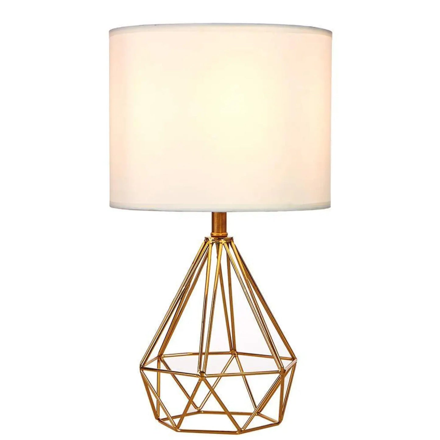 Diamond Design Table Lamp for Entryway with Elegant Modern Style - Gold / US Plug - Table Lamps